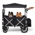 Alota Pets Large Dog Stroller Wagon –  220 lb Heavy Duty with Ramp for Big Dogs